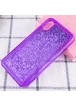 TPU+PC чехол Sparkle (glitter) для Apple iPhone XS Max (6.5") Фиолетовый