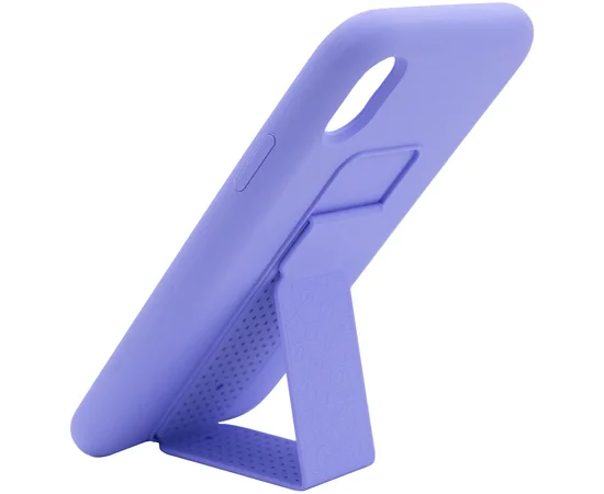 Чехол Silicone Case Hand Holder для Apple iPhone XS Max (6.5") Сиреневый / Dasheen