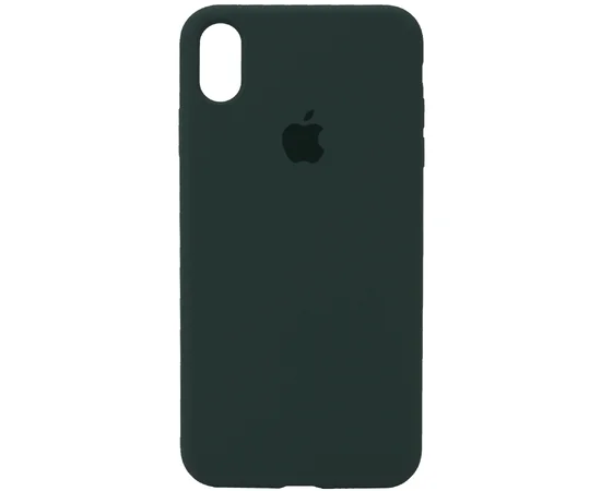 Чехол Silicone Case Full Protective (AA) для Apple iPhone XS Max (6.5") Зеленый / Army green