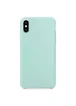 Силиконовый чехол Soft cover для Apple iPhone XS Max (6.5") Голубой / Marine Green