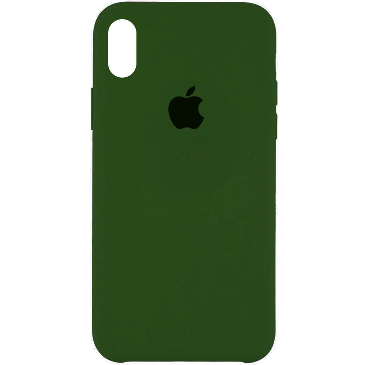 Чохол Silicone Case (AA) для Apple iPhone XS Max (6.5 ") Зелений / Dark Olive
