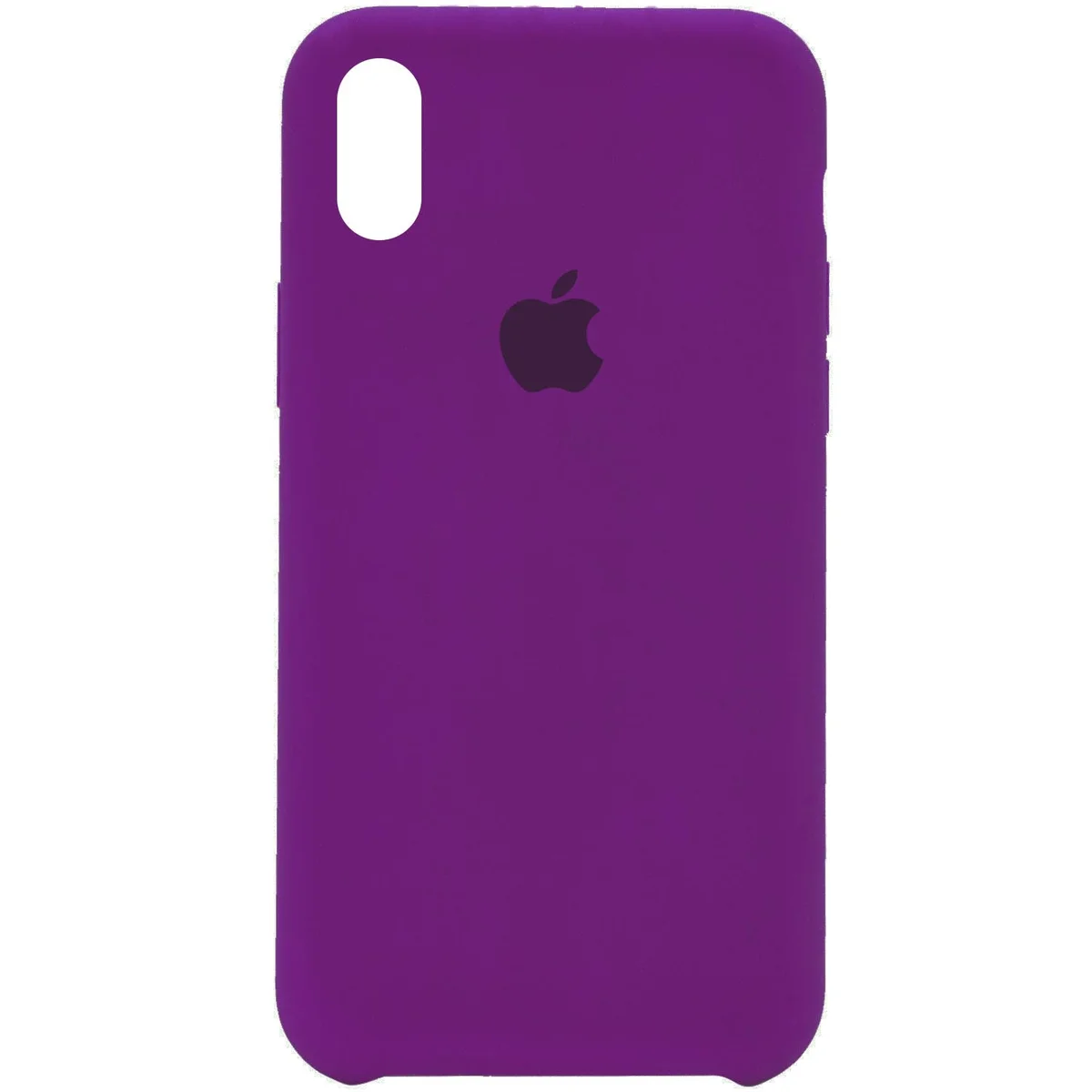 Чехол Silicone Case (AA) для Apple iPhone XS Max (6.5") Фиолетовый / Dark Purple