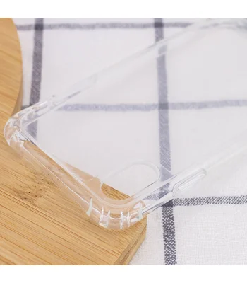 Чохол TPU Crossbody Transparent для Apple iPhone XS Max (6.5 ") Червоно-Коричневий