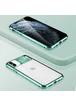 Чехол Camshield 360 Metall+Glass со шторкой для камеры для Apple iPhone XS Max (6.5") Зеленый
