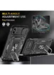 Ударопрочный чехол Camshield Army Ring для Apple iPhone XS Max (6.5") Черный / Black