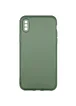 Матовый полупрозрачный TPU чехол с защитой камеры для Apple iPhone XS Max (6.5") Зеленый / Green