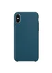 Силиконовый чехол Soft cover для Apple iPhone XS Max (6.5") Синий / Cosmos Blue