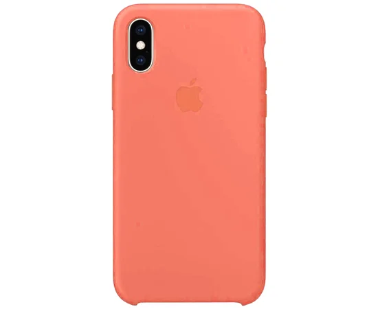 Чехол Silicone Case (AA) для Apple iPhone XS Max (6.5") Розовый  / Barbie pink