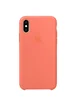 Чехол Silicone Case (AA) для Apple iPhone XS Max (6.5") Розовый  / Barbie pink