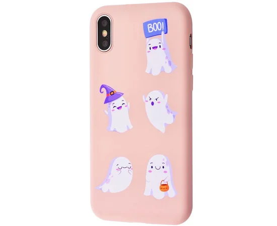 TPU чехол WAVE Fancy для Apple iPhone XS Max (6.5") Ghosts / Pink sand