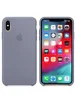 Чехол Silicone case (A) для Apple iPhone XS Max (6.5") Серый / Lavender Gray