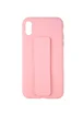 Чехол Silicone Case Hand Holder для Apple iPhone XS Max (6.5") Розовый / Pink