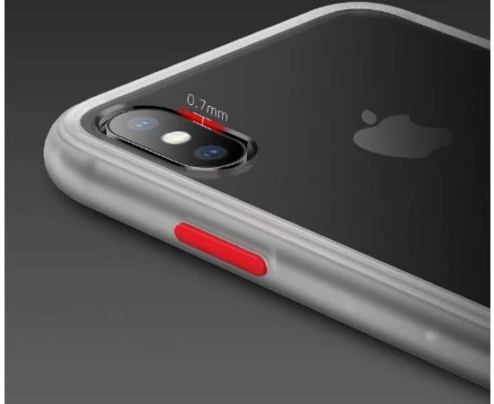 TPU чехол LikGus Maxshield для Apple iPhone XS Max (6.5") Прозрачный