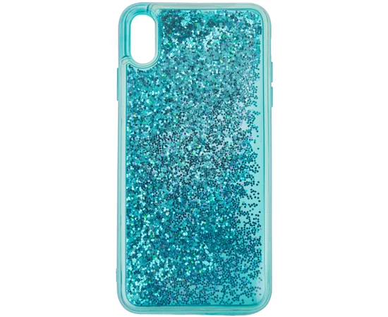 TPU+PC чехол Sparkle (glitter) для Apple iPhone XS Max (6.5") Зеленый