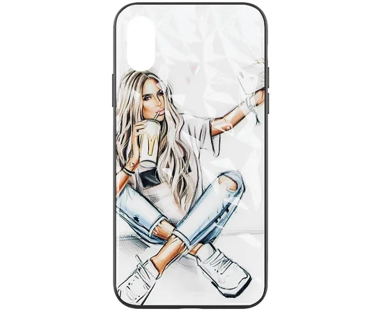 TPU+PC чехол Prisma Ladies для Apple iPhone XS Max (6.5") Selfie