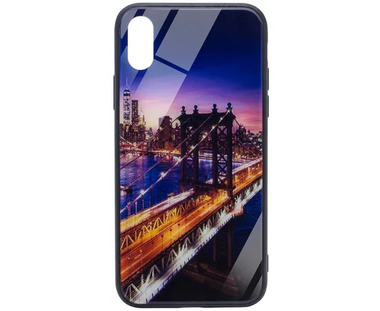 TPU+Glass чехол Night series для Apple iPhone XS Max (6.5") Мост
