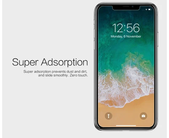 Защитная пленка Nillkin Crystal (на обе стороны) для Apple iPhone XS Max (6.5") Анти-отпечатки