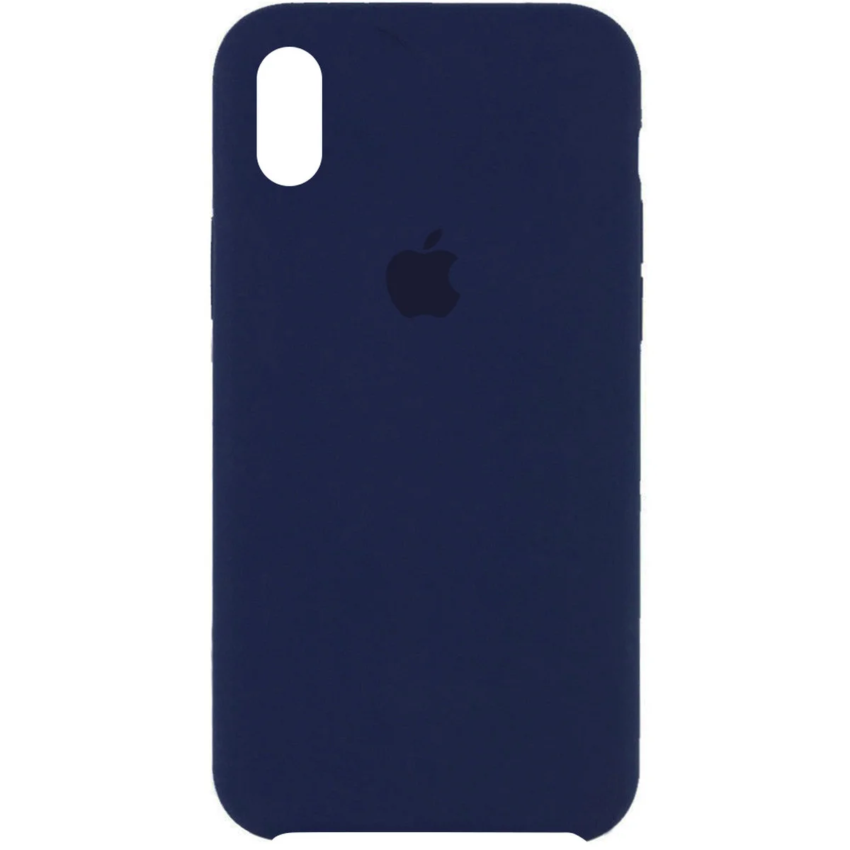 Чехол Silicone Case (AA) для Apple iPhone XS Max (6.5") Синий / Deep navy
