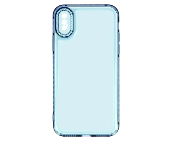 Чехол TPU Starfall Clear для Apple iPhone XS Max (6.5") Голубой