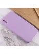 Силиконовый чехол Candy Full Camera для Apple iPhone XS Max (6.5") Сиреневый / Dasheen