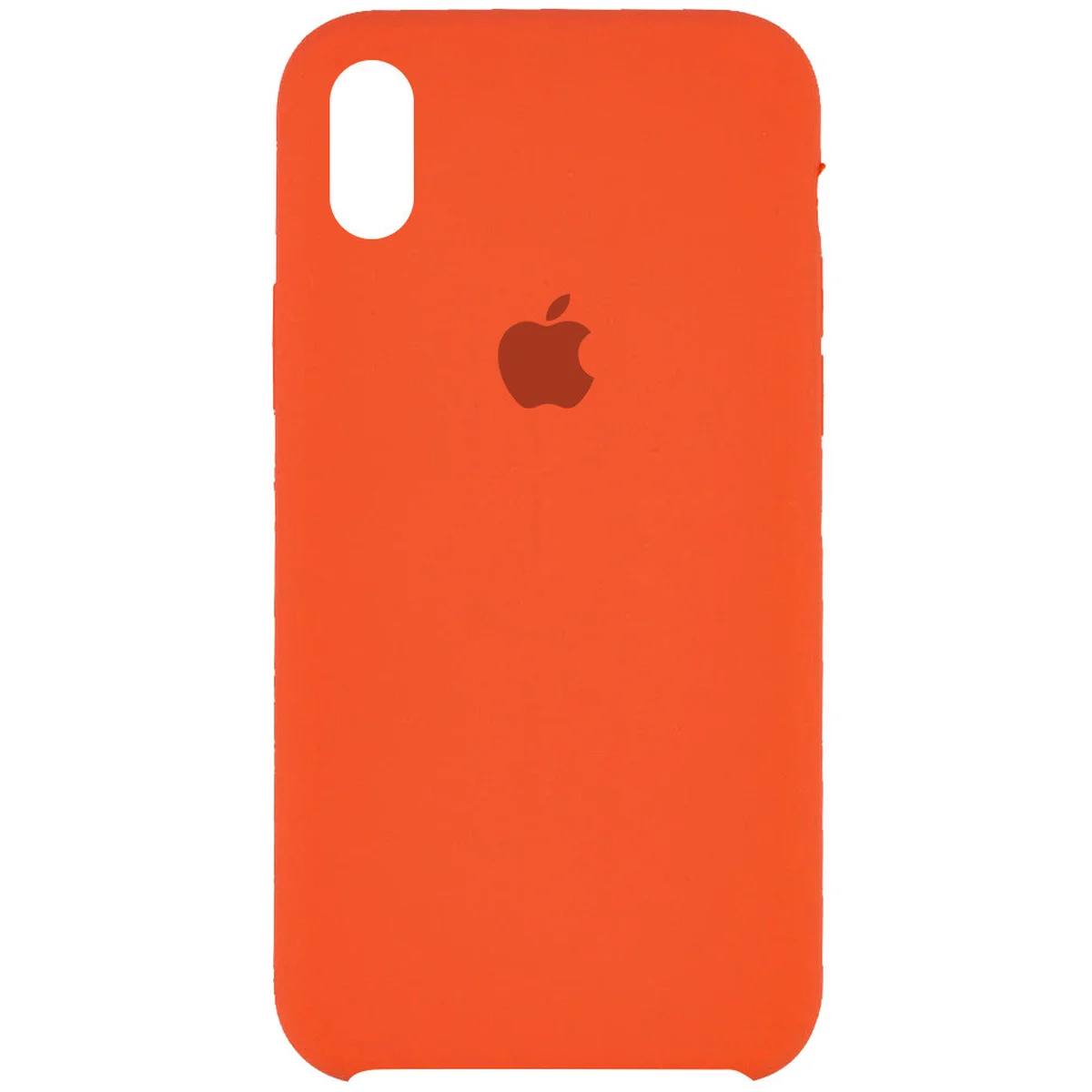 Чехол Silicone Case (AA) для Apple iPhone XS Max (6.5") Оранжевый / Kumquat