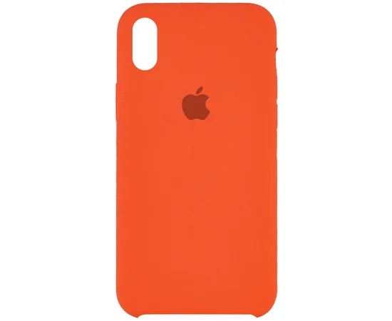 Чехол Silicone Case (AA) для Apple iPhone XS Max (6.5") Оранжевый / Kumquat