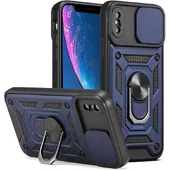 Чехол Ummi Camshield Serge Ring для Apple iPhone XS Max (6.5") Синий / Navy