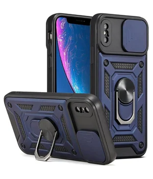 Чохол Ummi Camshield Serge Ring Apple iPhone XS Max (6.5") Синій / Navy