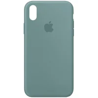 Чехол Silicone Case Full Protective (AA) для Apple iPhone XS Max (6.5") Зеленый / Cactus