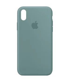 Чехол Silicone Case Full Protective (AA) для Apple iPhone XS Max (6.5") Зеленый / Cactus