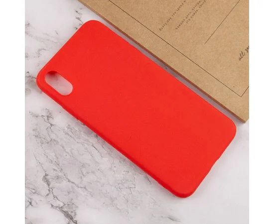Силиконовый чехол Candy для Apple iPhone XS Max (6.5") Красный