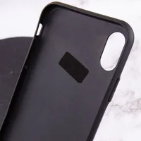 Чехол Funny Holder с цветным ремешком для Apple iPhone XS Max (6.5") Желтый / Фиолетовый