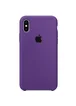Чехол Silicone case (A) для Apple iPhone XS Max (6.5") Фиолетовый / Purple