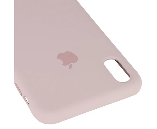 Чехол Silicone case (A) для Apple iPhone XS Max (6.5") Розовый / Pink Sand