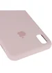 Чехол Silicone case (A) для Apple iPhone XS Max (6.5") Розовый / Pink Sand