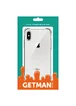 TPU чехол GETMAN Ease с усиленными углами для Apple iPhone XS Max (6.5") Прозрачный / Transparent