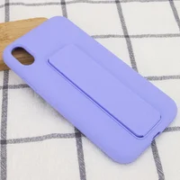 Чехол Silicone Case Hand Holder для Apple iPhone XS Max (6.5") Сиреневый / Dasheen