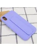 Чехол Silicone Case Hand Holder для Apple iPhone XS Max (6.5") Сиреневый / Dasheen