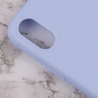 Силиконовый чехол Candy для Apple iPhone XS Max (6.5") Голубой / Lilac Blue