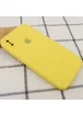 Чехол Silicone Case Square Full Camera Protective (AA) для Apple iPhone XS Max (6.5") Желтый / Canary Yellow