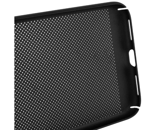 Ультратонкий дышащий чехол Grid case для Apple iPhone XS Max (6.5") Черный