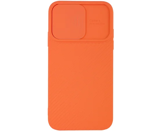 Чехол Camshield Square TPU со шторкой для камеры для Apple iPhone XS Max (6.5") Оранжевый