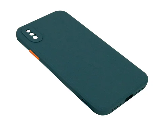 Чехол TPU Square Full Camera для Apple iPhone XS Max (6.5") Зеленый
