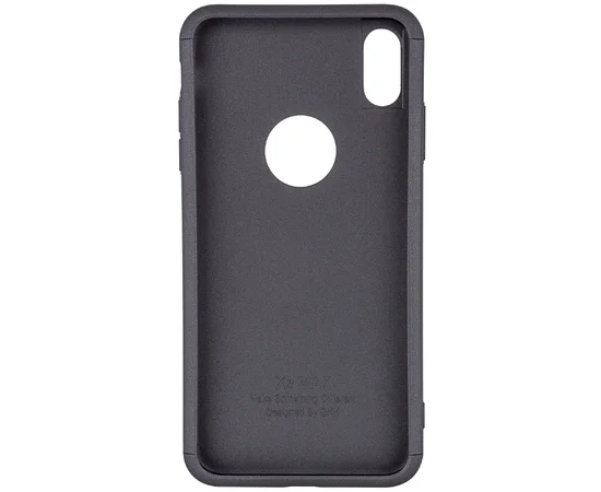 Пластиковая накладка GKK LikGus 360 градусов для Apple iPhone XS Max (6.5") Черный