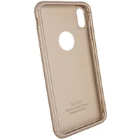 Пластиковая накладка GKK LikGus 360 градусов для Apple iPhone XS Max (6.5") Золотой