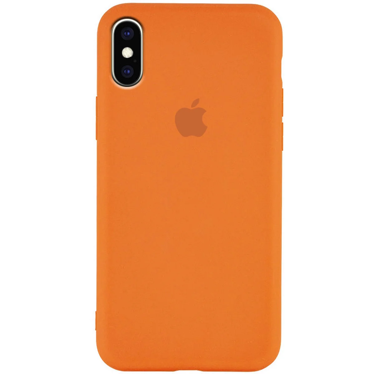 Чохол Silicone Case Slim Full Protective для Apple iPhone XS Max (6.5 ") Помаранчевий / Apricot