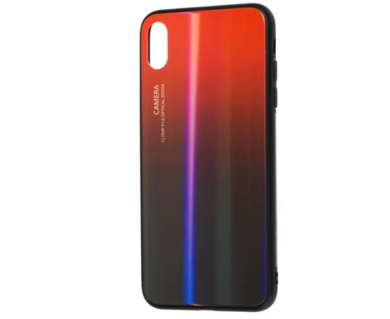 TPU+Glass чехол Luster для Apple iPhone XS Max (6.5") Красный