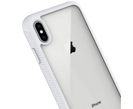 Ударопрочный чехол Full-body Bumper Case для Apple iPhone XS Max (6.5") Белый