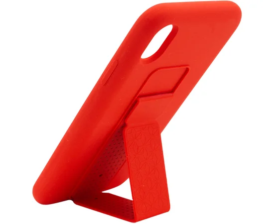 Чехол Silicone Case Hand Holder для Apple iPhone XS Max (6.5") Красный / Red
