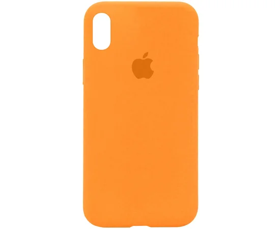 Чехол Silicone Case Full Protective (AA) для Apple iPhone XS Max (6.5") Оранжевый / Papaya